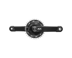 SRAM XX SL T-Type Eagle Transmission AXS Power Meter Groupset (Black/Silver) (175mm) (34T) (1 X 12 Speed) (DUB) (55mm Chainline) -Pro Cycling Shop 00.7918.166.003 2