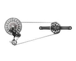 SRAM XX T-Type Eagle Transmission AXS Groupset (Black/Silver) (175mm) (34T) (1 X 12 Speed) (DUB) (55mm Chainline)