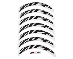 Zipp Decal Set (808 Matte Black Logo) (Complete For One Wheel)