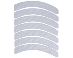 Zipp Decal Set (404 Matte White Logo) (Complete For One Wheel)
