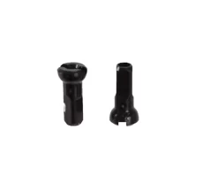 Sapim Secure Lock Alloy Nipples (Black) (14g/12mm) (Bag Of 100)