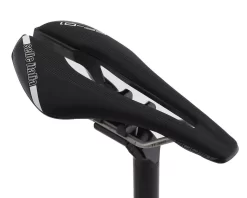 Selle Italia SP-01 Boost Superflow Saddle (Black) (Titanium Rails) (S3) (130mm)