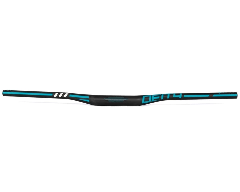 Deity Skywire Carbon Riser Handlebar (Turquoise) (35mm) (15mm Rise) (800mm) (5/9° Sweep) 2 Deity Skywire Carbon Riser Handlebar (Turquoise) (35mm) (15mm Rise) (800mm) (5/9° Sweep) - Image 2