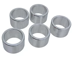 Vuelta Aluminum Headset Spacers (Silver) (1") (20mm)