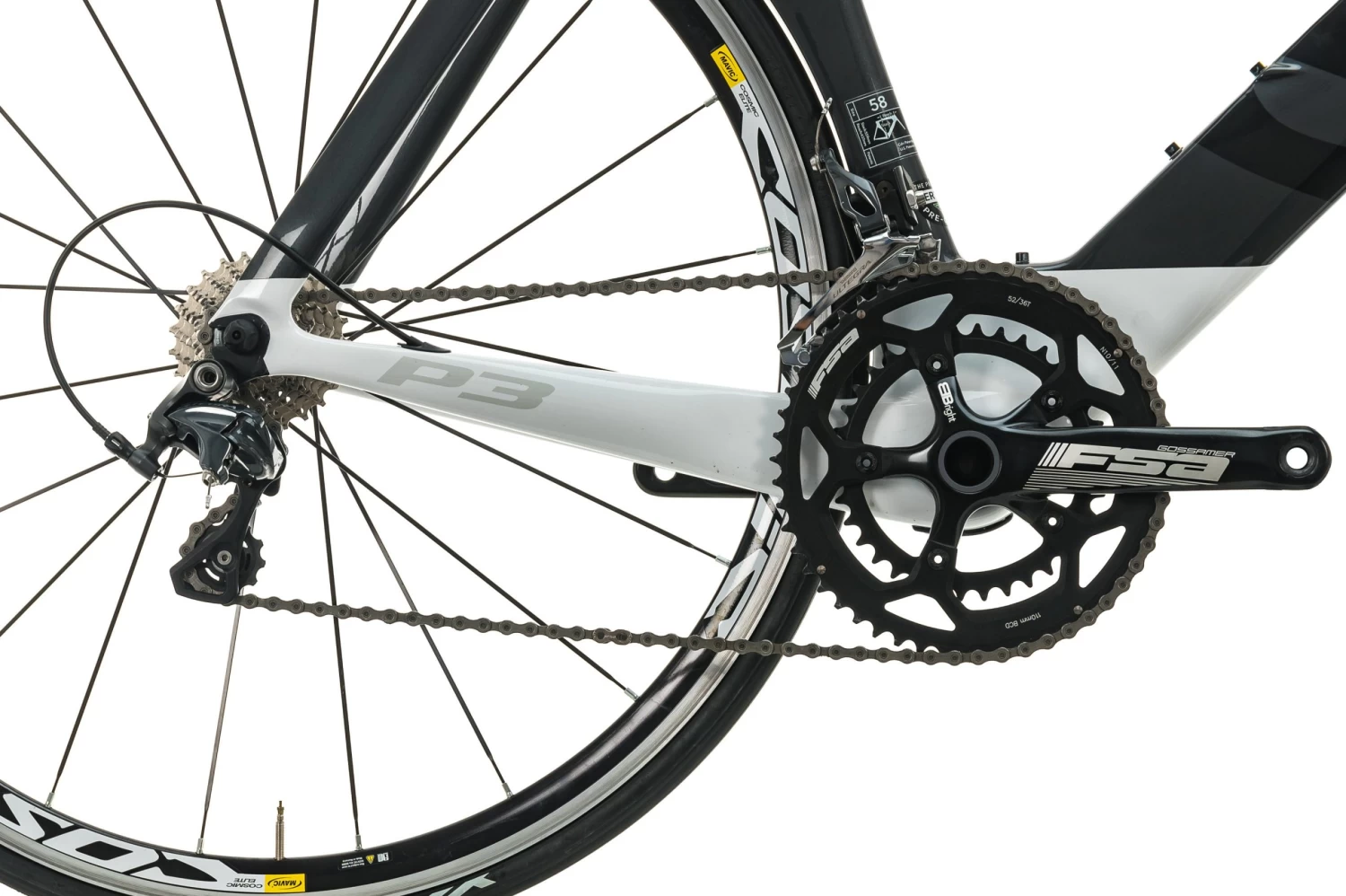 Cervelo P3 Ultegra Time Trial Bike - 2015, 58cm 4 Cervelo P3 Ultegra Time Trial Bike - 2015, 58cm - Image 4