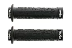 Evil Logo Lock On Grips Black