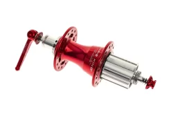 Chris-king Chris King R45 Rear Hub Shimano 10/11 Speed 10x130 QR 28H Rim Brake Anodized Red