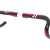 3T Ergonova Team Handlebar 31.8mm X 44cm Carbon Black/Red