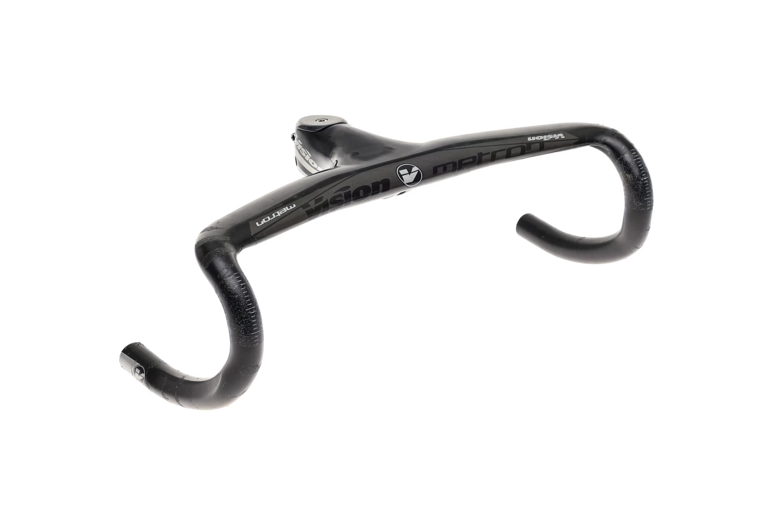 Vision Metron W/Integrated Stem Handlebar 40cm Carbon Black 1 Vision Metron W/Integrated Stem Handlebar 40cm Carbon Black