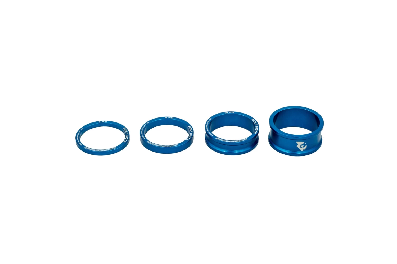 Wolf Tooth Precision Headset Spacer Kit 3, 5, 10, 15mm 2 Wolf Tooth Precision Headset Spacer Kit 3, 5, 10, 15mm - Image 2