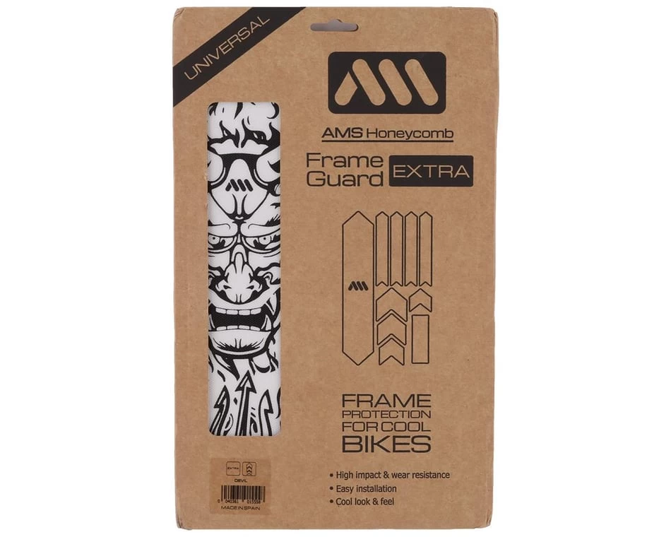 All-mountain-style All Mountain Style Honeycomb Frame Guard Exrta (Black) (Devil) 2 All-mountain-style All Mountain Style Honeycomb Frame Guard Exrta (Black) (Devil) - Image 2