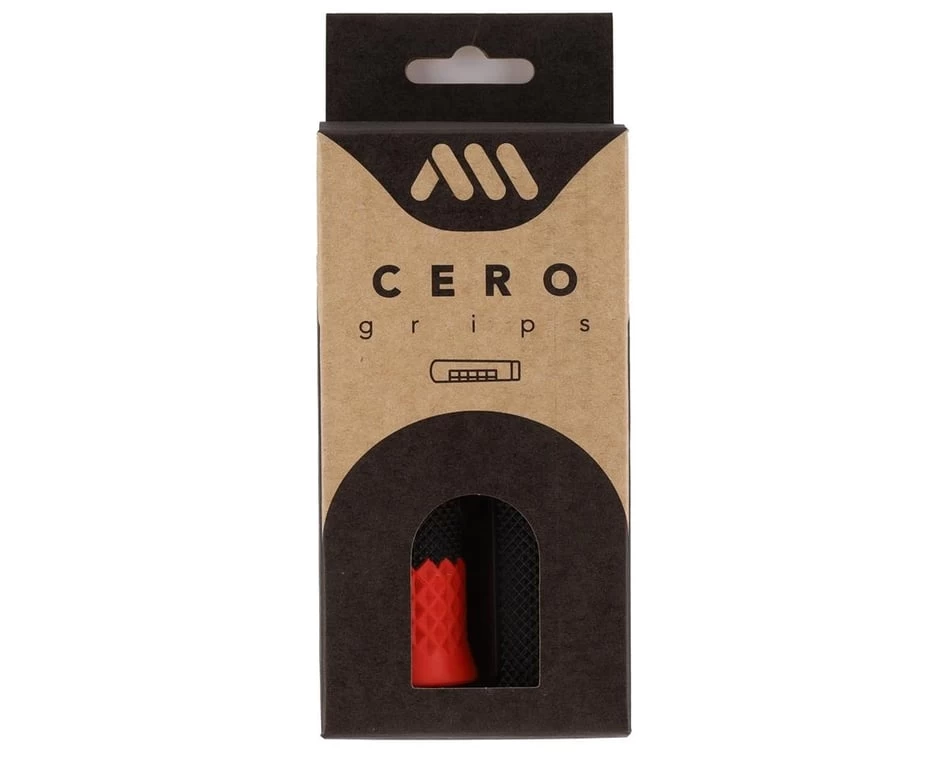 All-mountain-style All Mountain Style Cero Grips (Black/Red) (132mm) 2 All-mountain-style All Mountain Style Cero Grips (Black/Red) (132mm) - Image 2