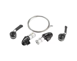 Microshift Road Bar End Shifters (Black) (Pair) (2/3 X 11 Speed) (Shimano Compatible)