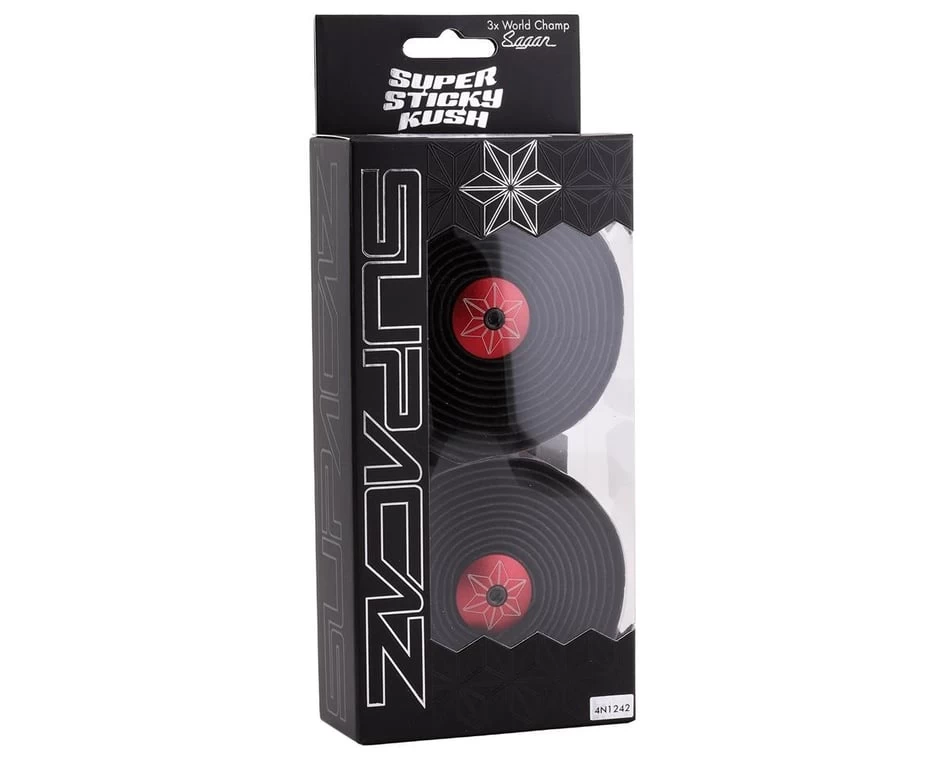 Supacaz Super Sticky Kush Handlebar Tape (Red) (Galaxy) 2 Supacaz Super Sticky Kush Handlebar Tape (Red) (Galaxy) - Image 2