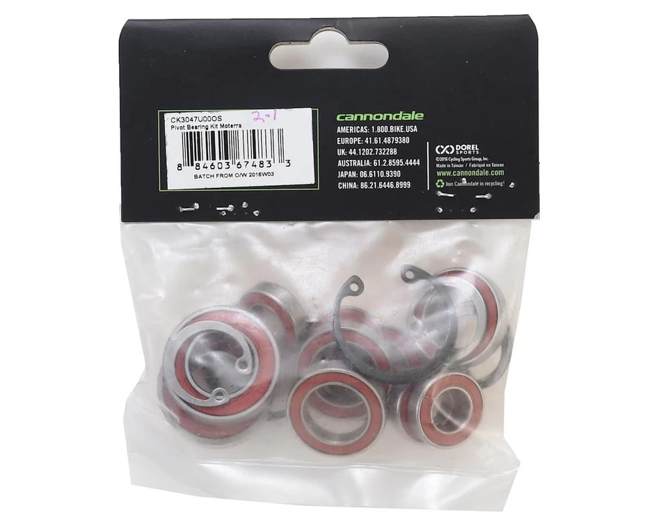 Cannondale Moterra Pivot Bearings 2 Cannondale Moterra Pivot Bearings - Image 2