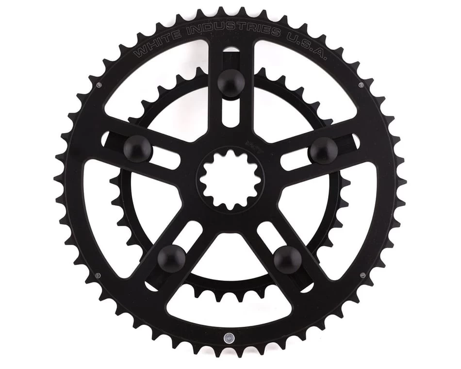 White Industries Square Taper VBC Chainring Set (Black) (50/34T) 1 White Industries Square Taper VBC Chainring Set (Black) (50/34T)