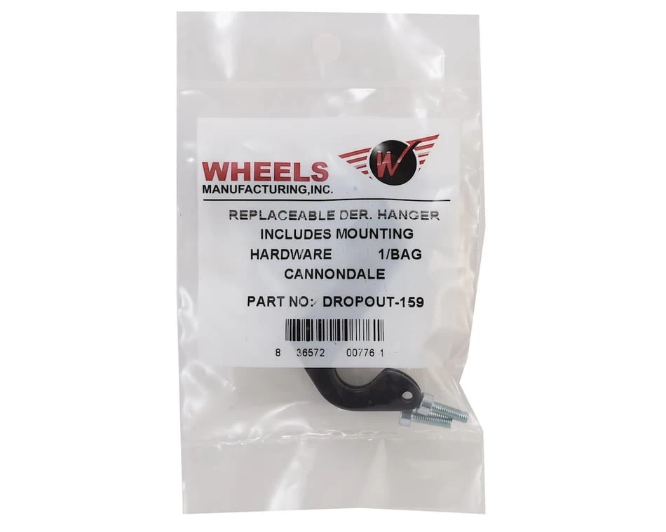 Wheels Manufacturing Derailleur Hanger 159 (Cannondale) 2 Wheels Manufacturing Derailleur Hanger 159 (Cannondale) - Image 2