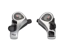 Shimano Tourney SL-TX50 Thumb Shifters (Silver) (Pair) (3 X 6 Speed)