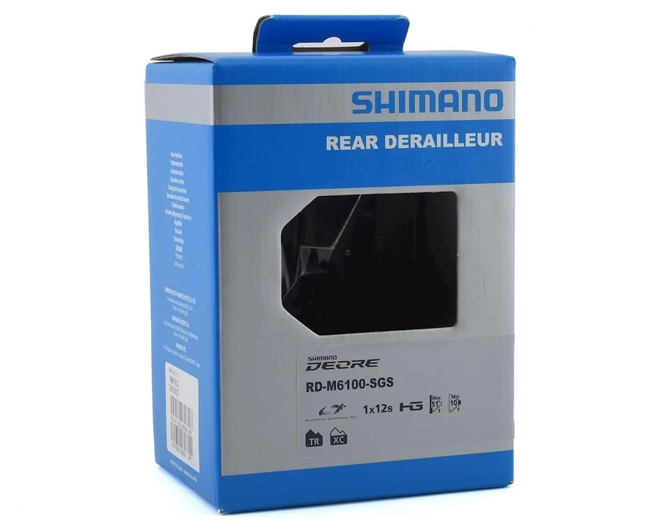 Shimano Deore RD-M6100 Rear Derailleur (Black) (12 Speed) (Long Cage) (SGS) (Shadow Plus) 2 Shimano Deore RD-M6100 Rear Derailleur (Black) (12 Speed) (Long Cage) (SGS) (Shadow Plus) - Image 2