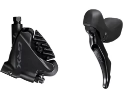 Shimano GRX ST-RX400 Hydraulic Disc Brake/Shift Lever Kit (Black) (Left) (Flat Mount) (2x) (Caliper Included)