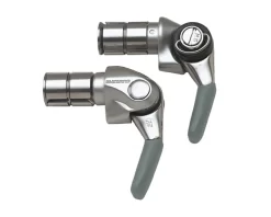 Shimano Dura-Ace SL-BS77 Bar End Shifters (Silver) (Pair) (2/3 X 9 Speed)