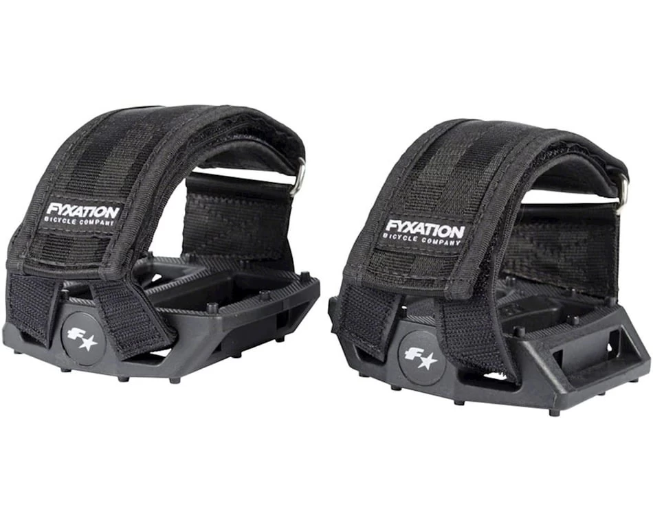 Fyxation Gates Pedals & Strap Kit (Black) 2 Fyxation Gates Pedals & Strap Kit (Black) - Image 2