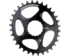 Race Face Narrow-Wide Oval CINCH Direct Mount Chainring (Black) (1 X 9-12 Speed) (Single) (28T) (3mm Offset/Boost)