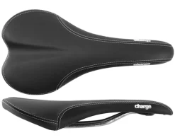Charge Bikes Knife Saddle (Black) (Chromoly Rails) (140mm)