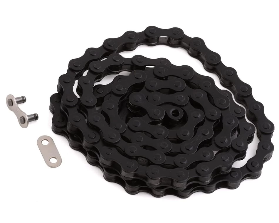KMC S1 BMX Chain (Painted Black) (Single Speed) (112 Links) 1 KMC S1 BMX Chain (Painted Black) (Single Speed) (112 Links)