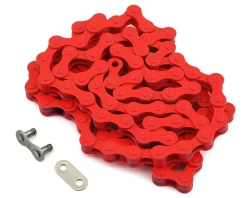 KMC S1 BMX Chain (Red) (Single Speed) (112 Links)
