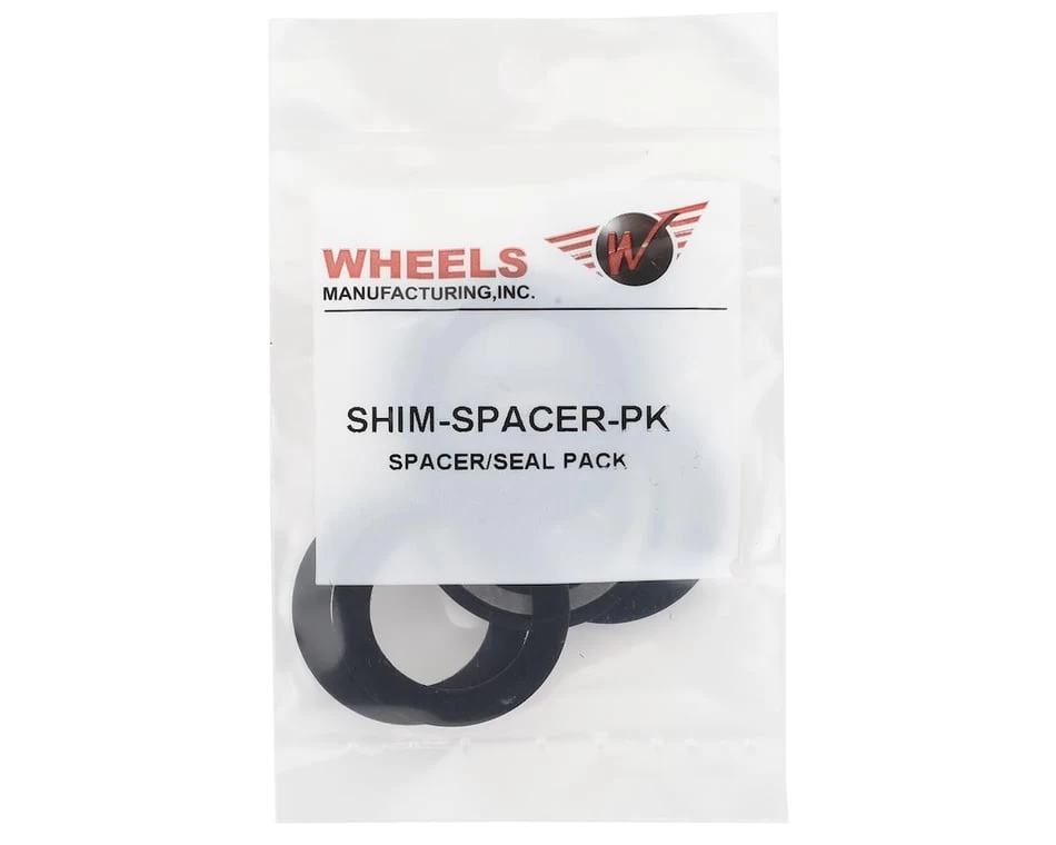 Wheels Manufacturing 24mm Bottom Bracket Spacer Pack (Black) 2 Wheels Manufacturing 24mm Bottom Bracket Spacer Pack (Black) - Image 2