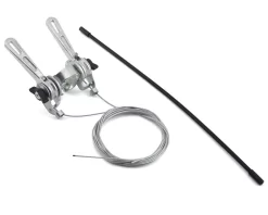 Sunrace SLR03 Downtube Friction Shifters (Silver) (Pair) (2/3 X 6/7/8 Speed) (28.6mm Clamp)